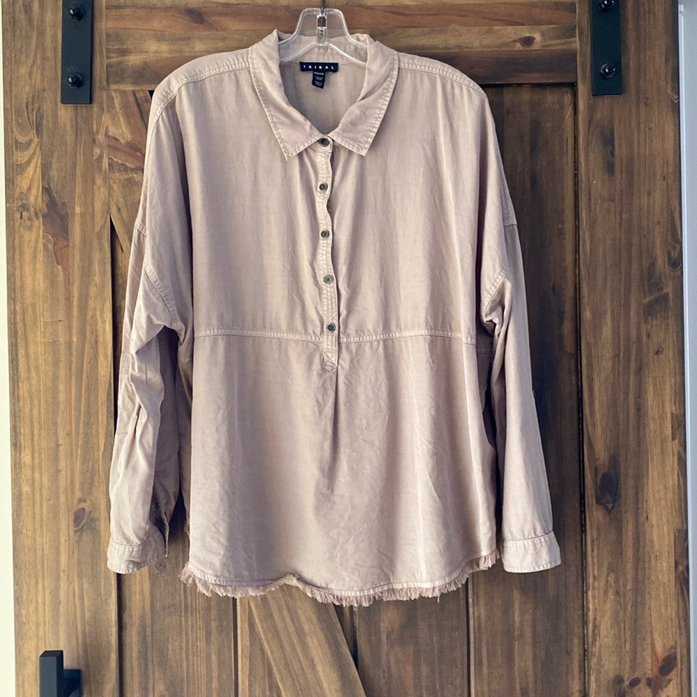 EUC Tribal Lyocelle Shirt